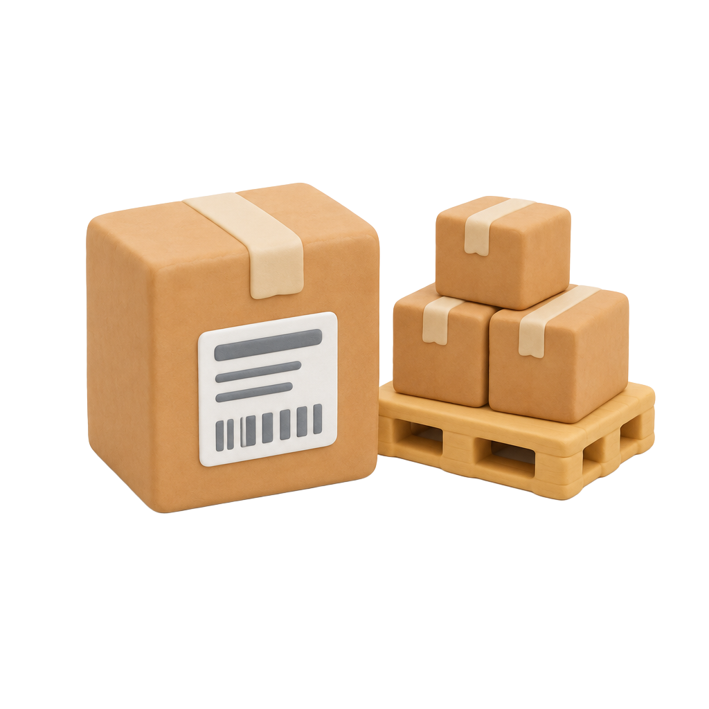 Pictogram Pakket- & palletzendingen